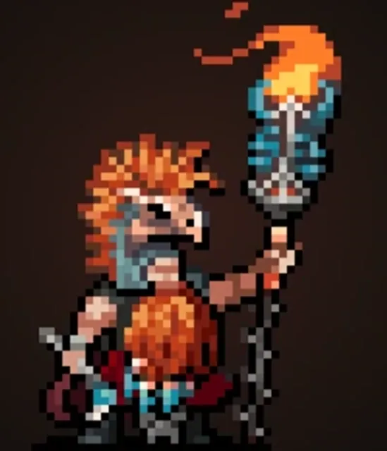 Ulgromthier pixel-art portrait